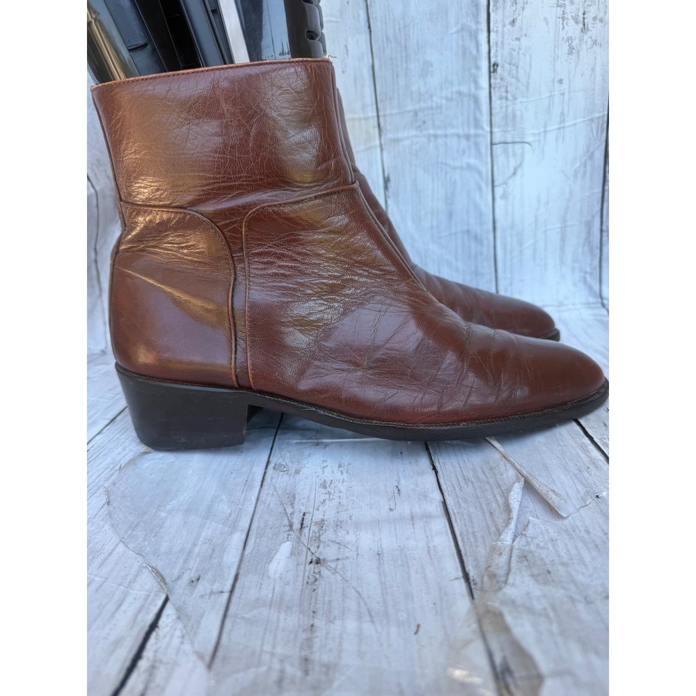 Sandro Moscoloni Ray Black Leather Zip Side Ankle Boot Size 9